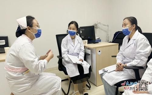 九江市护理质控中心来九江学院附属医院督导护理工作